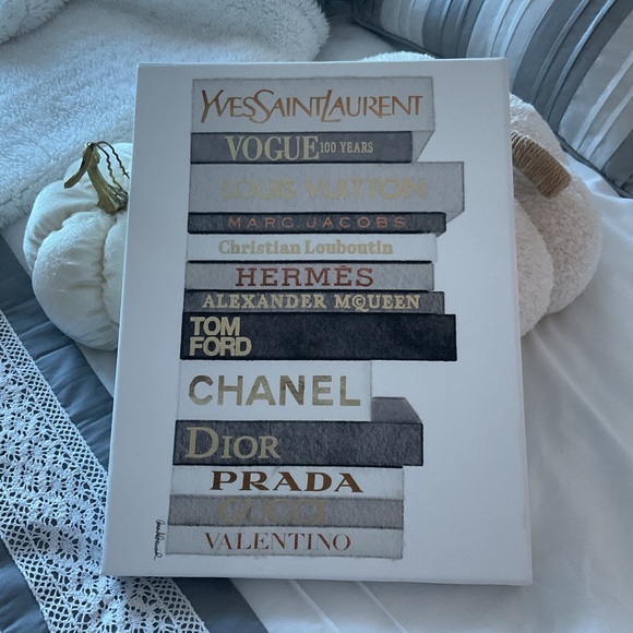 Luxury Fashion Canvas Book Stack Canvas Art $20 - Picture 7 of 7